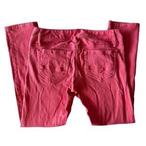 Lilly Pulitzer Pink Worth Skinny Mint Jeans Size 4